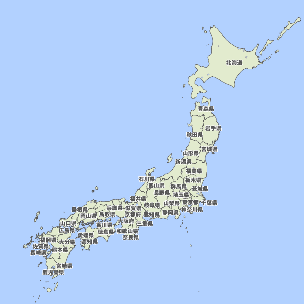 日本地図