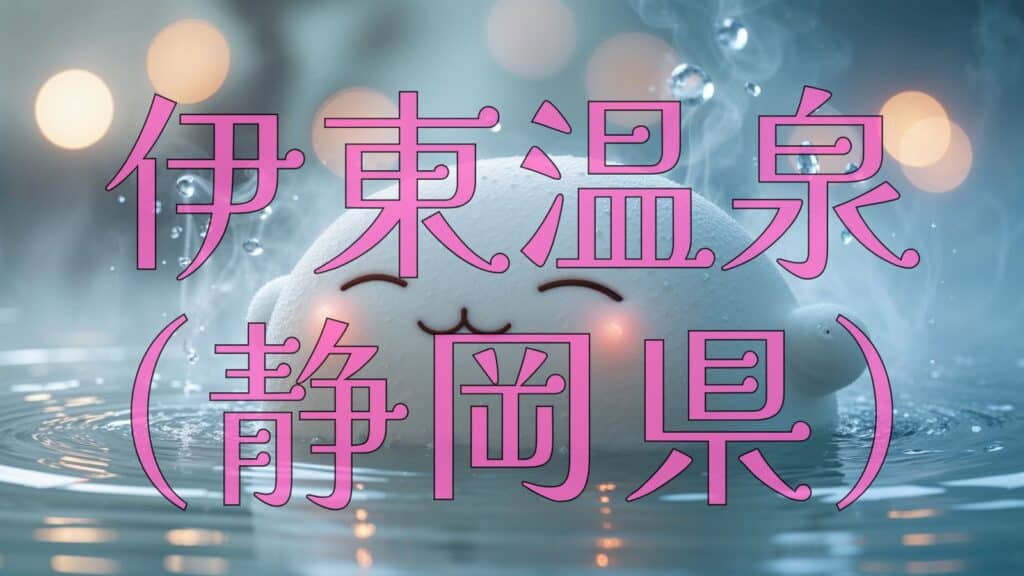 温泉で腰痛を癒やすキャラクター「ぱぴーよっと」